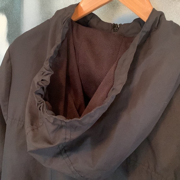 Black Vans Zip Up Windbreaker Hoodie - Picture 3 of 7